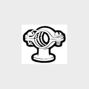 Rörbärare plast 15 mm