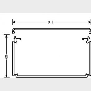 Kabelkanal komplet LF 60110 G