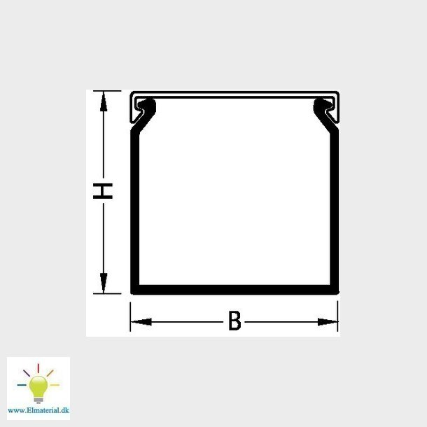 Kabelkanal slitsad DNG50050