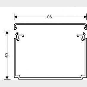 Kabelkanal komplet LF 60090 G
