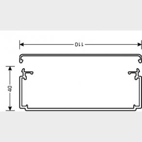 Kabelkanal komplet LF 40110 PG