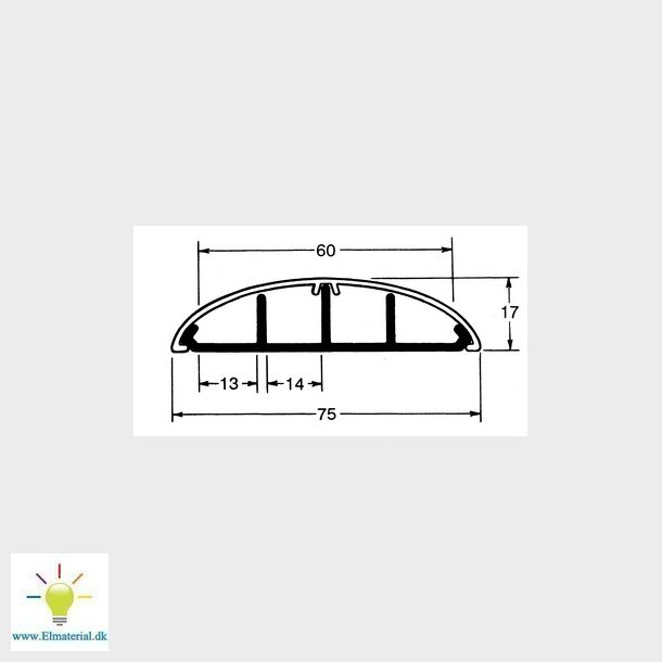 Gulvkanal SL 18075 gr