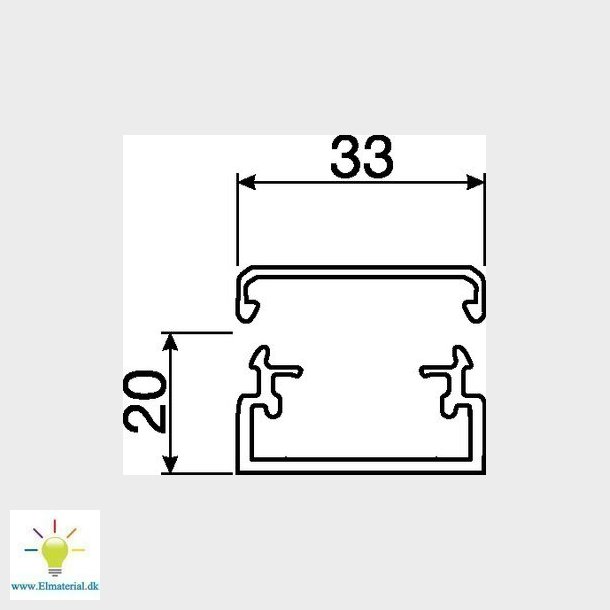 Kabelkanal komplet LF 20035 PH