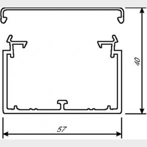 Kabelkanal komplet LF 40060 PG