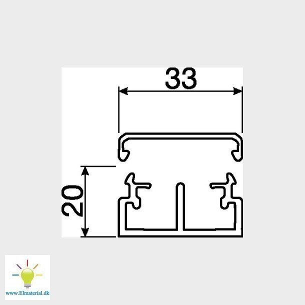 Kabelkanal komplet LF 20036 PG