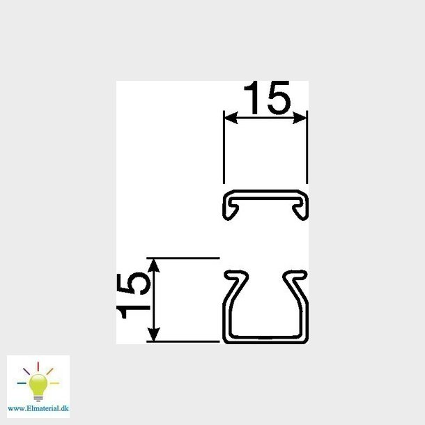 Kabelkanal komplet LF 15015 PH