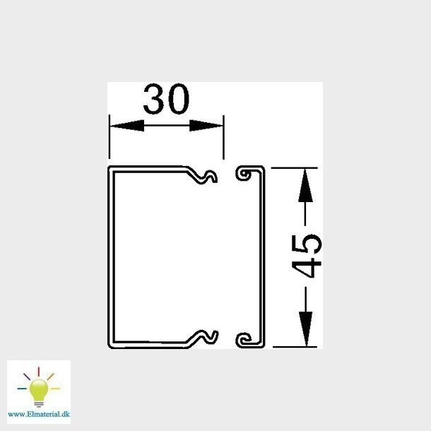 Kabelkanal komplet LFS 30045 VZ