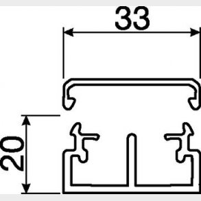 Kabelkanal komplet LF 20036 PH