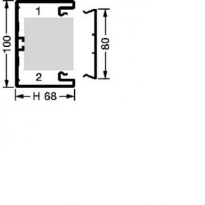 Installationskanal BR70100/1 perlehvid