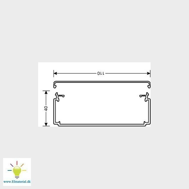 Kabelkanal komplet LF 40110 PH