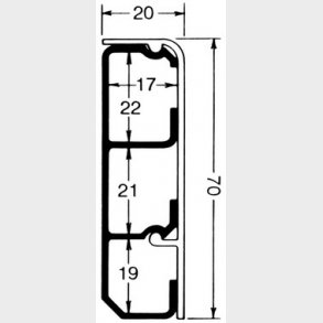 Fodpanel komplet SL 20071 perlehvid