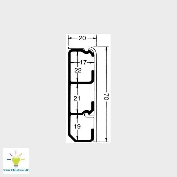Fodpanel komplet SL 20071 perlehvid