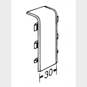 Koblingsstykke SL 20051 M 5555 perlehvid