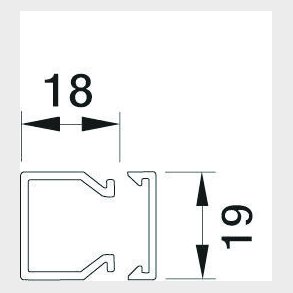 Kabelkanal komplet HF LFH20020 PH