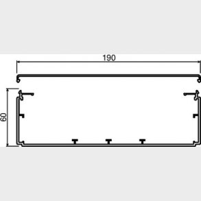 Kabelkanal komplet LF 60190 PH