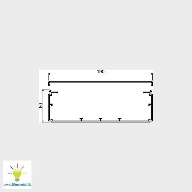 Kabelkanal komplet LF 60190 PH