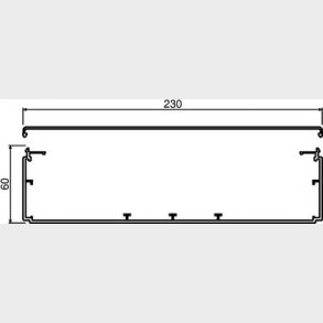 Kabelkanal komplet LF 60230 PH