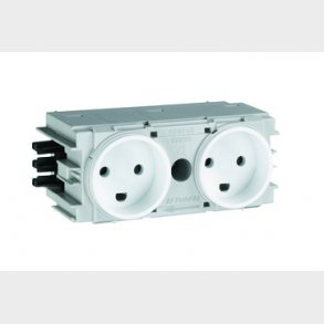 Stikkontakt Winsta 2x Ecoline, GD2000PERL