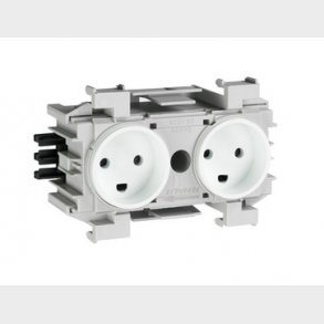 Stikkontakt Winsta 2X Ecoline frontrast
