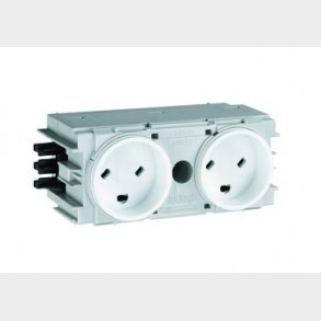 Stikkontakt Winsta 2x Ecoline, GDE2000PERL