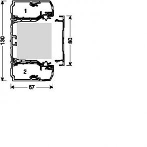 Kanalbund halogenfri 130 brhn 70130 perlehvid