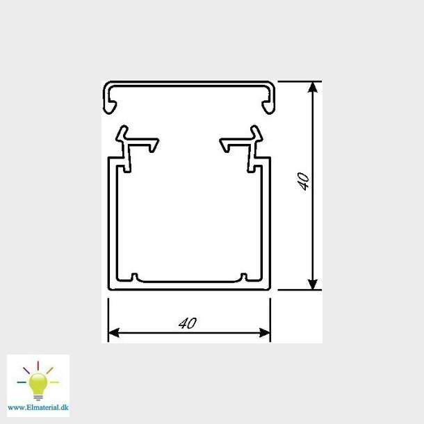 Kabelkanal komplet LF 40040 PH