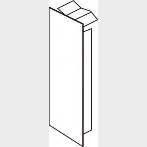 Endestykke FB60110 perlegr� M5313