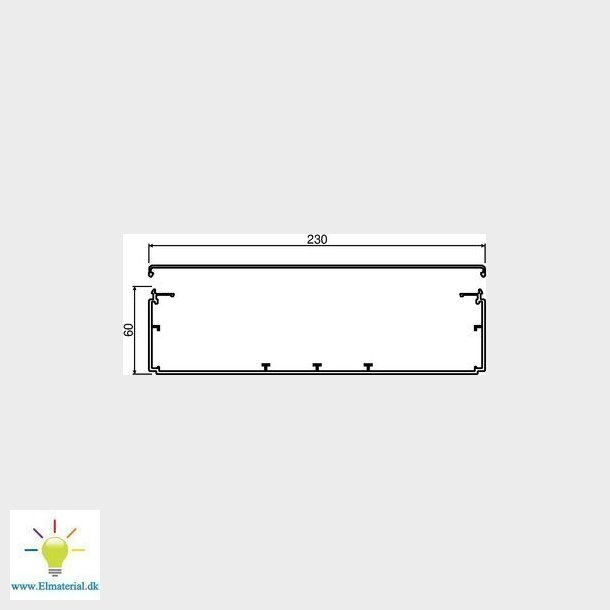 Kabelkanal komplet LF 60230 PG