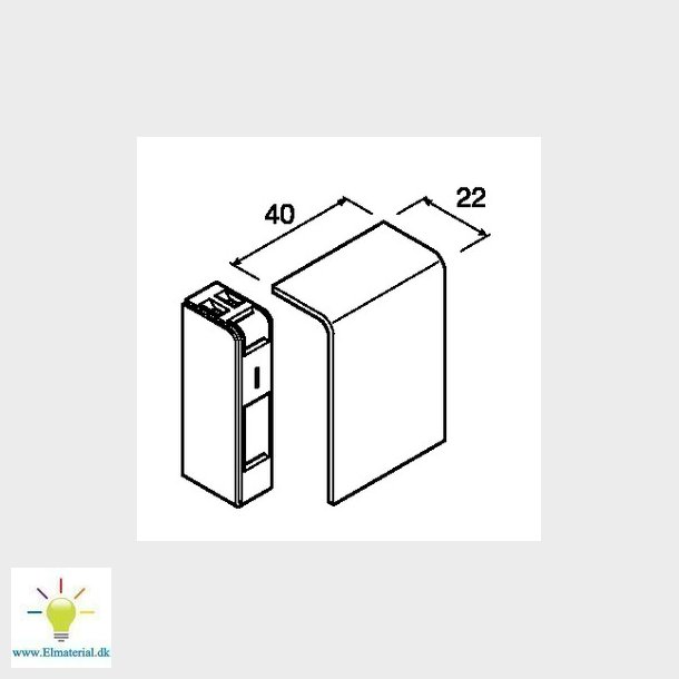 Endeplade SL 55mm 9010