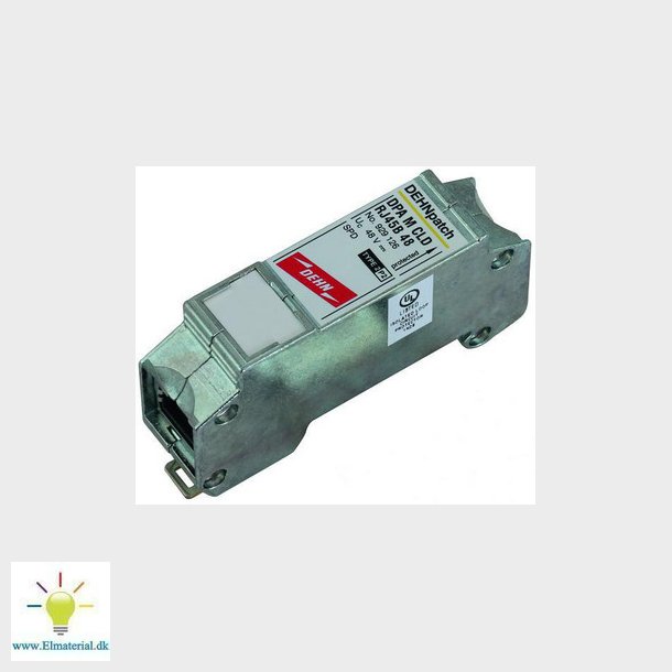 DehnPatch Transientbeskyttelse POE Cat.5e skrmet for DIN-skinne