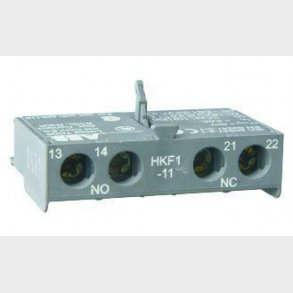 Hjlpekontakt HKF1-11, 1NO+1NC, frontmontage, for MS116, MS/MO132, MS132-T, MS/MO165