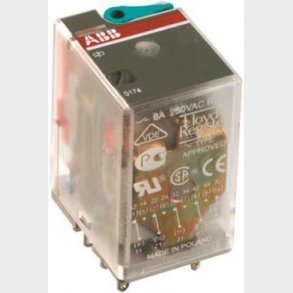 Industrisokkelrel� 24V DC med 4 skiftekontakts�t CR-M024DC4