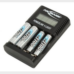 Powerline 4 Light AA / AAA lader