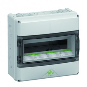 AK 14 Fordelingstavle 1 r�kke, 14 moduler