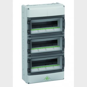 Fordelingstavle 3 r�kker, 42 moduler, 150 mm AK 42