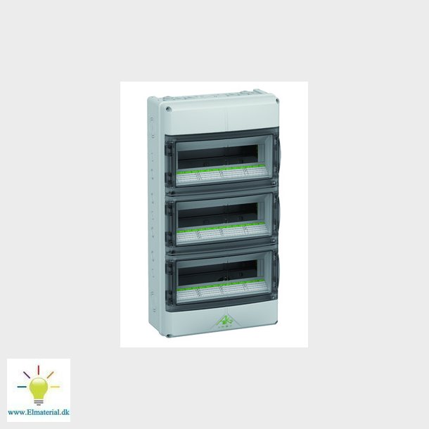 Fordelingstavle 3 rkker, 42 moduler, 150 mm AK 42