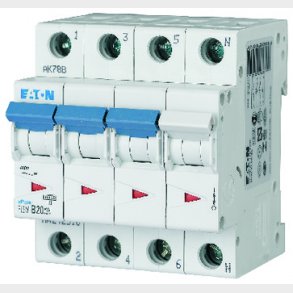 Automatsikring 20A 3P+N C 4M 10KA