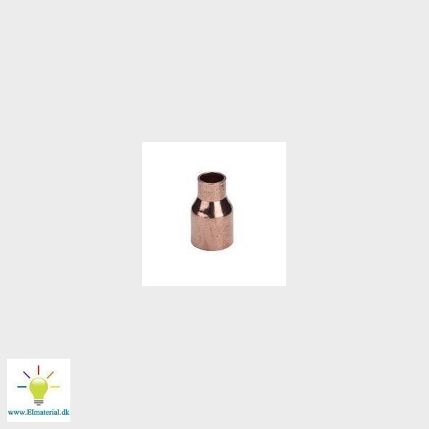 Viega reduktion nippel/muffe 28a x 22 mm kobber