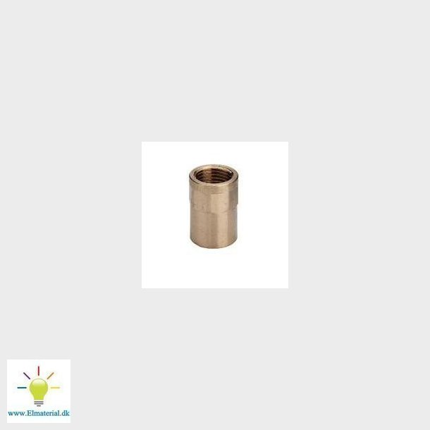 Viega overgang muffe/muffe 15 mm x 34" rdgods