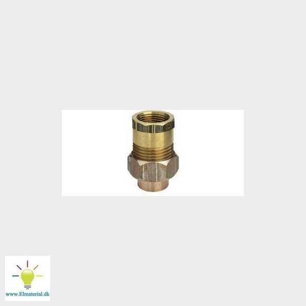 Viega union m/m 15 mm x 34" rdgods