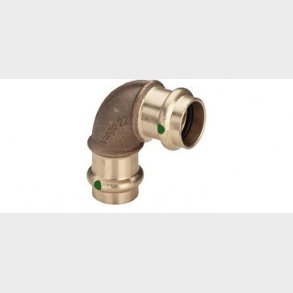 Viega Sanpress b�jning 90&deg; 35 R�dgods/blank, 111953