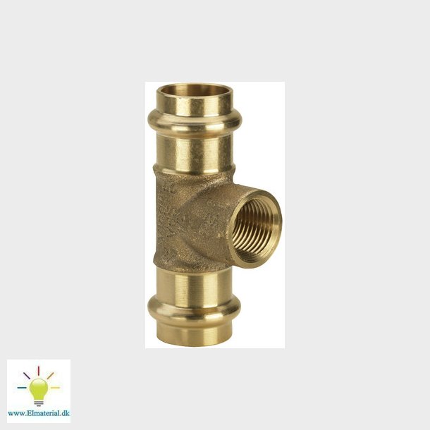 Sanpress T-stykke 15 x 12" x 15 mm rdgods