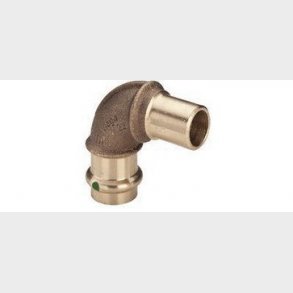 Viega Sanpress b�jning 90&deg; 35 R�dgods/blank, 117603