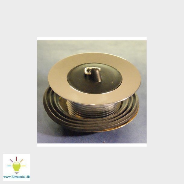 Viega bundventil t/badekar 114" x 42 mm messing forkromet