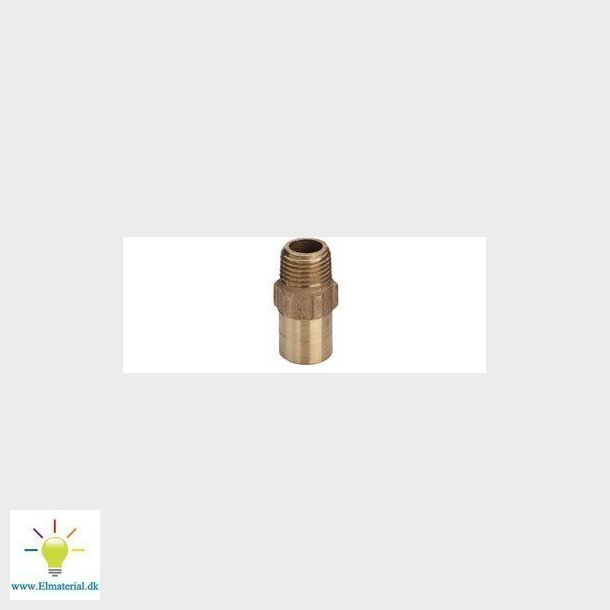 Viega overgang nippel/nippel 22 mm x 12" rdgods