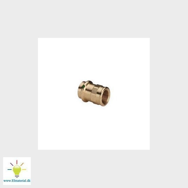 Sanpress overgang 54 x 2" muffe/muffe rdgods