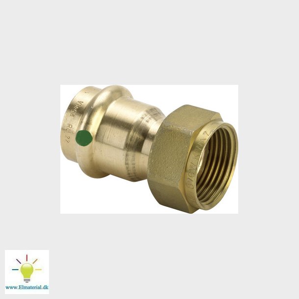 Viega Sanpress tilslutningsforskruning 15 x 3/4 Rdgods / blank