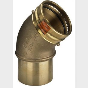 Viega Sanpress XL b�jning 45&deg; 88,9 R�dgods/blank, 353698