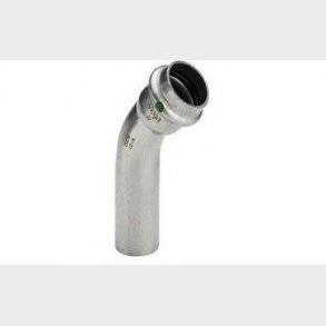 Viega Sanpress Inox b�jning 45&deg; 54 Rustfritst�l/blank, 435448
