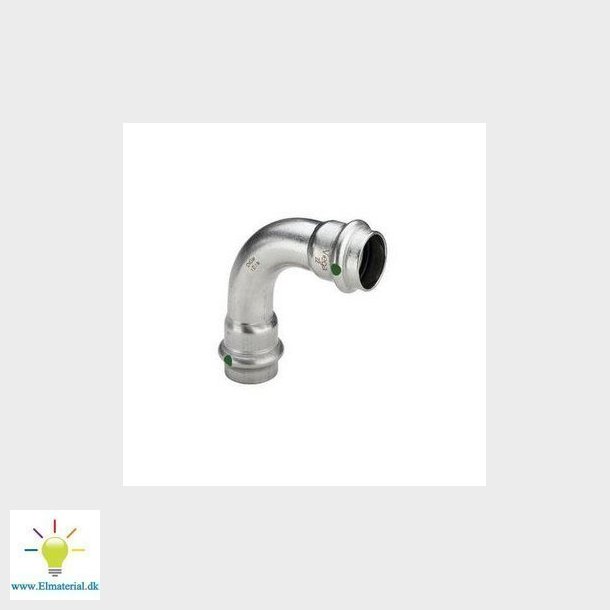 Viega Sanpress Inox bjning 90&deg; 42 Rustfritstl/blank, 435684